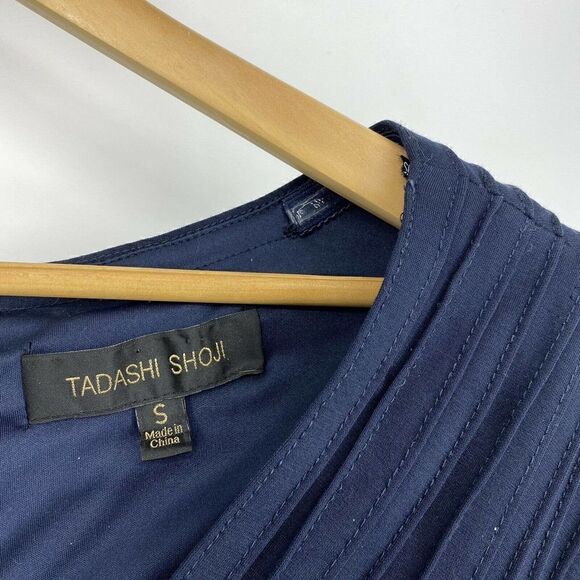 Tadashi Shoji Dress Pintuck Jersey - Picture 4 of 8